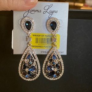 NWT Gemma Layne blue earrings